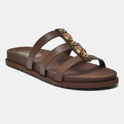 SANDALIA PAPETE VIA MARTE MARROM 174 026 01 Marrom 2