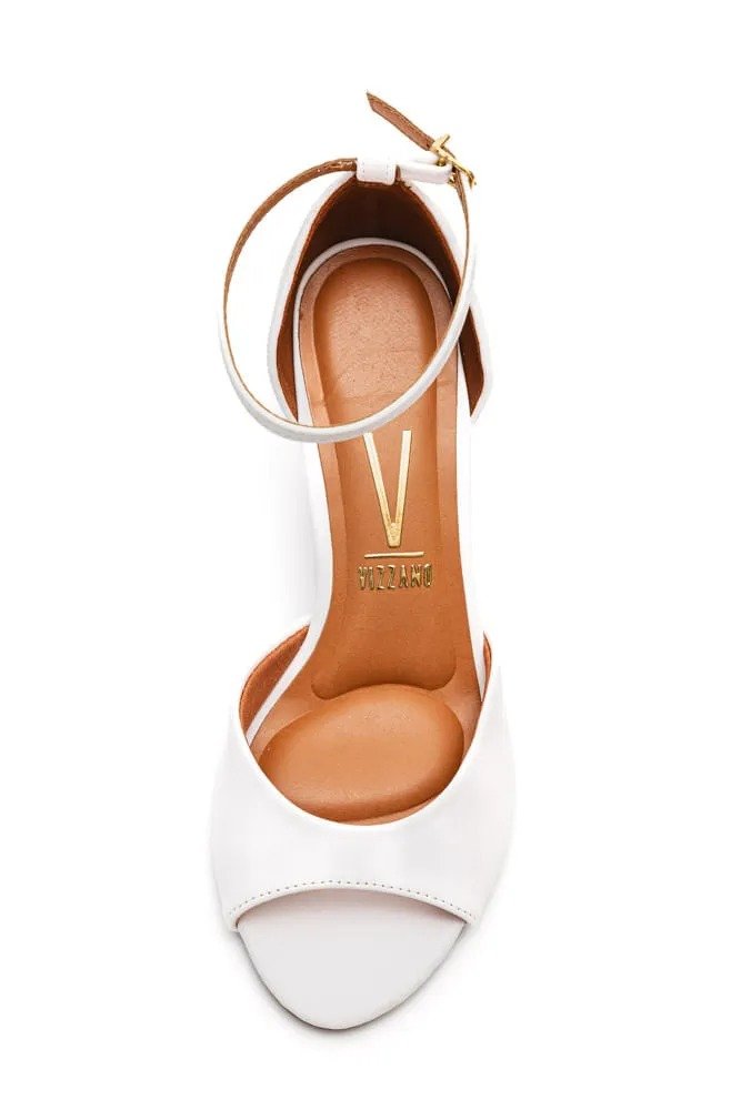 SANDALIA SALTO BLOCO VIZZANO BRANCO 6262 406 Branco 2