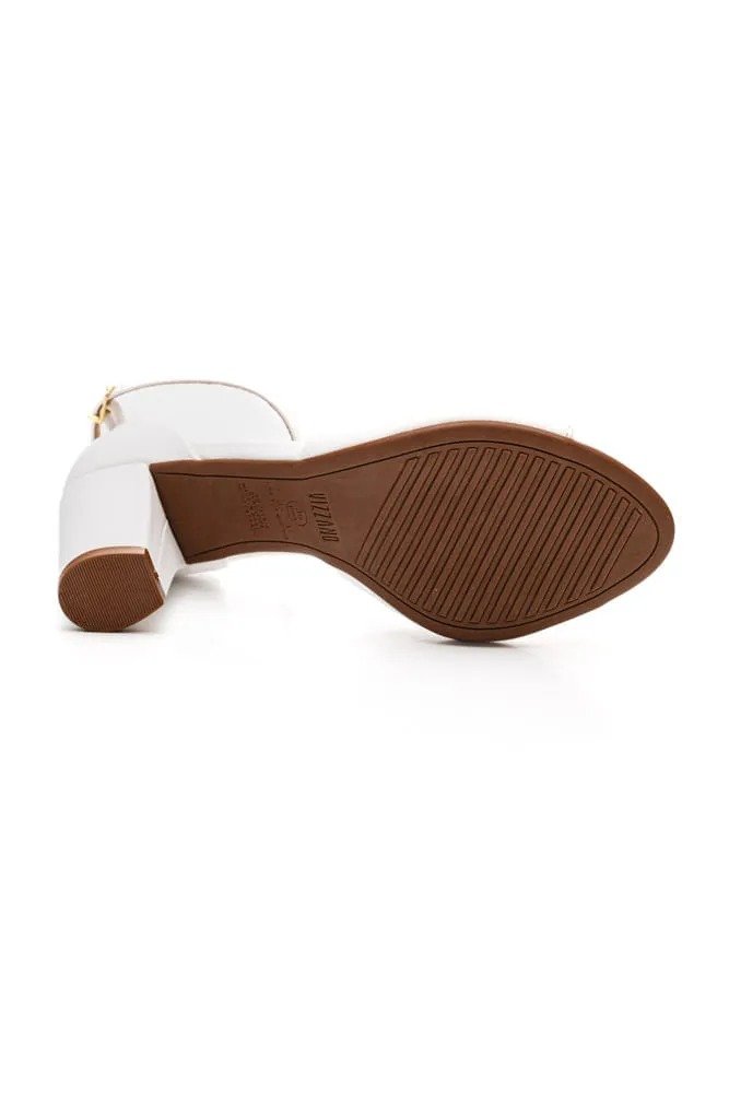 SANDALIA SALTO BLOCO VIZZANO BRANCO 6262 406 Branco 5