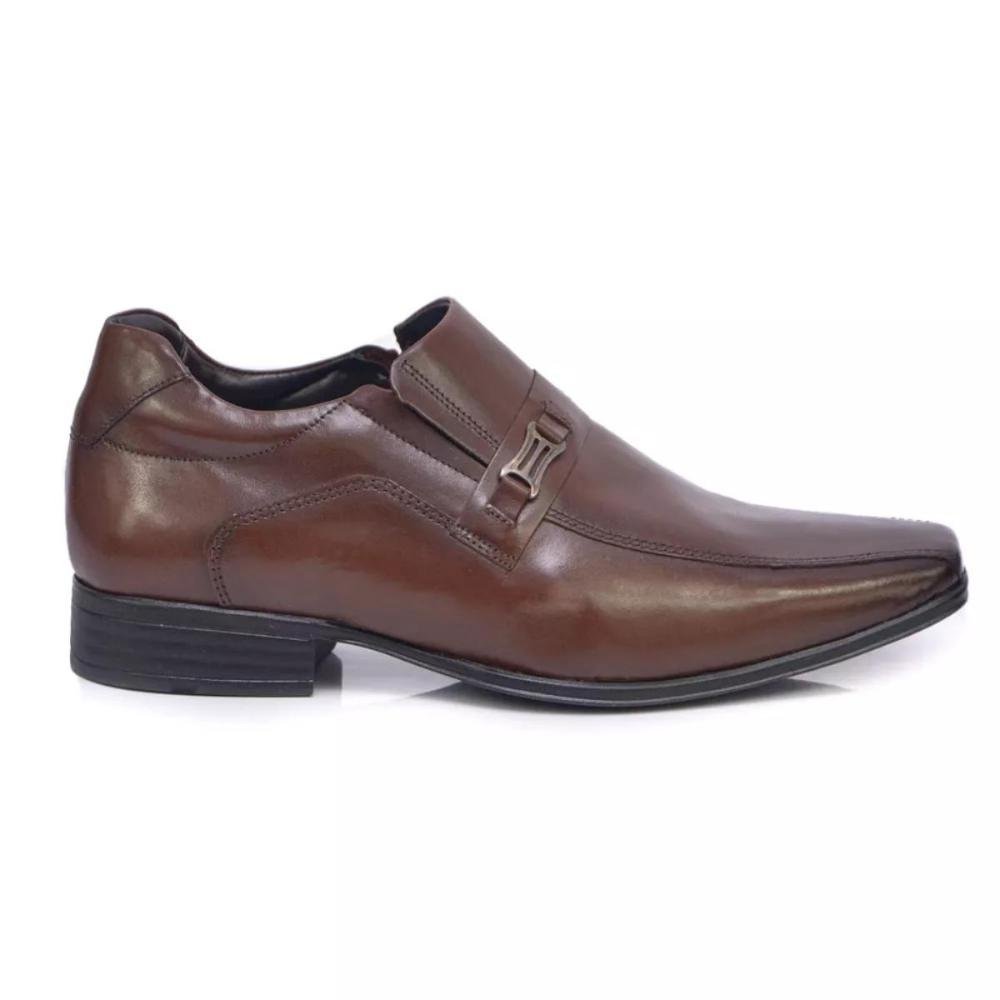 Sapato Social Ferrara Paris 100% Couro Legítimo Masculino Café 3
