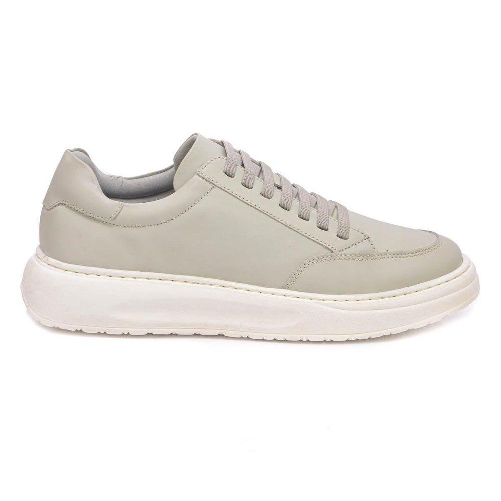 Tênis Casual Ferrara Bolt 100% Couro Legítimo Masculino Off White 4