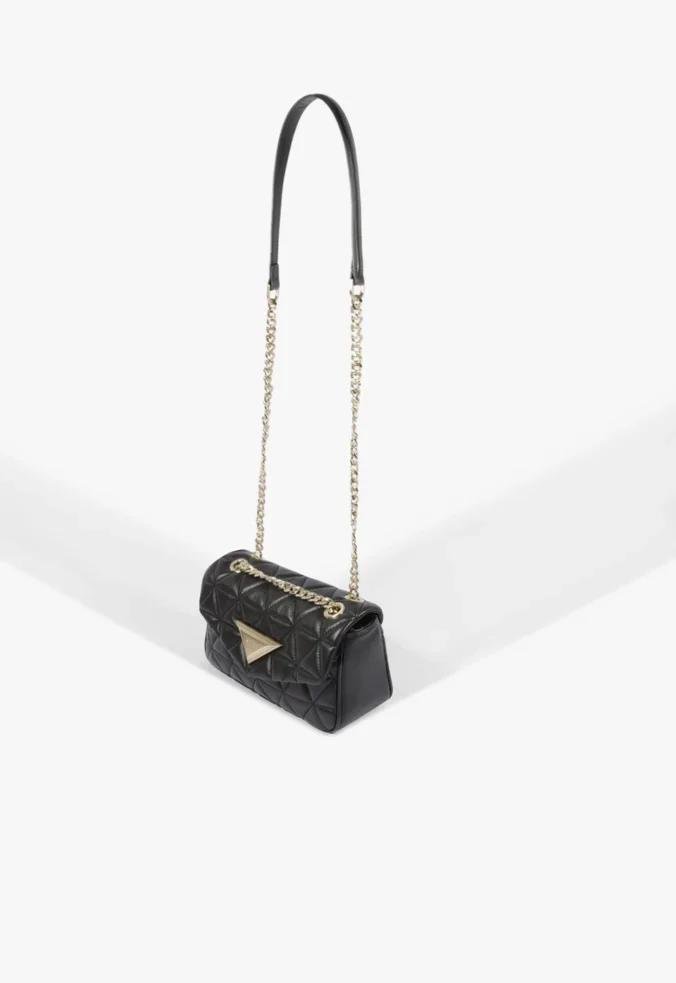 BOLSA SCHUTZ TIRACOLO MÉDIA 944 COURO PRETO Preto 2