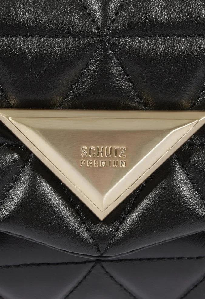 BOLSA SCHUTZ TIRACOLO MÉDIA 944 COURO PRETO Preto 4