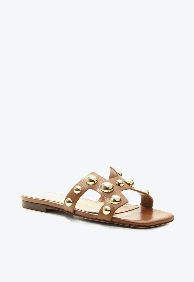 RASTEIRINHA VICENZA FLAT GANA MARROM MARINHO / PELO CONHAQUE Marrom 4