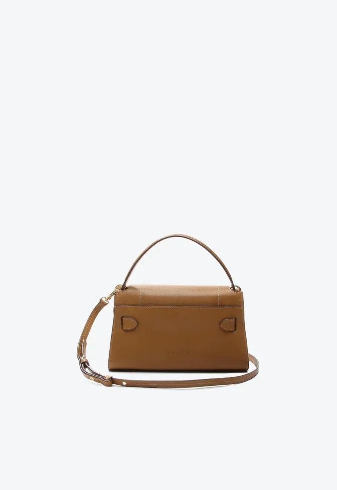 BOLSA VICENZA BOLSA TIRACOLO KORA PEQUENA CARAMELO Marrom 3