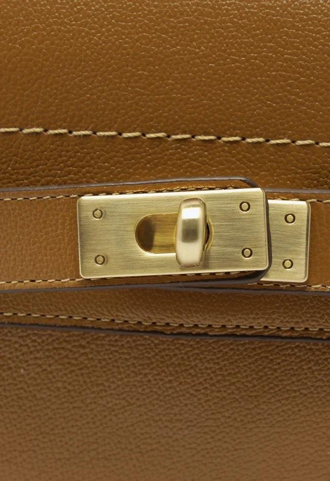 BOLSA VICENZA BOLSA TIRACOLO KORA PEQUENA CARAMELO Marrom 6
