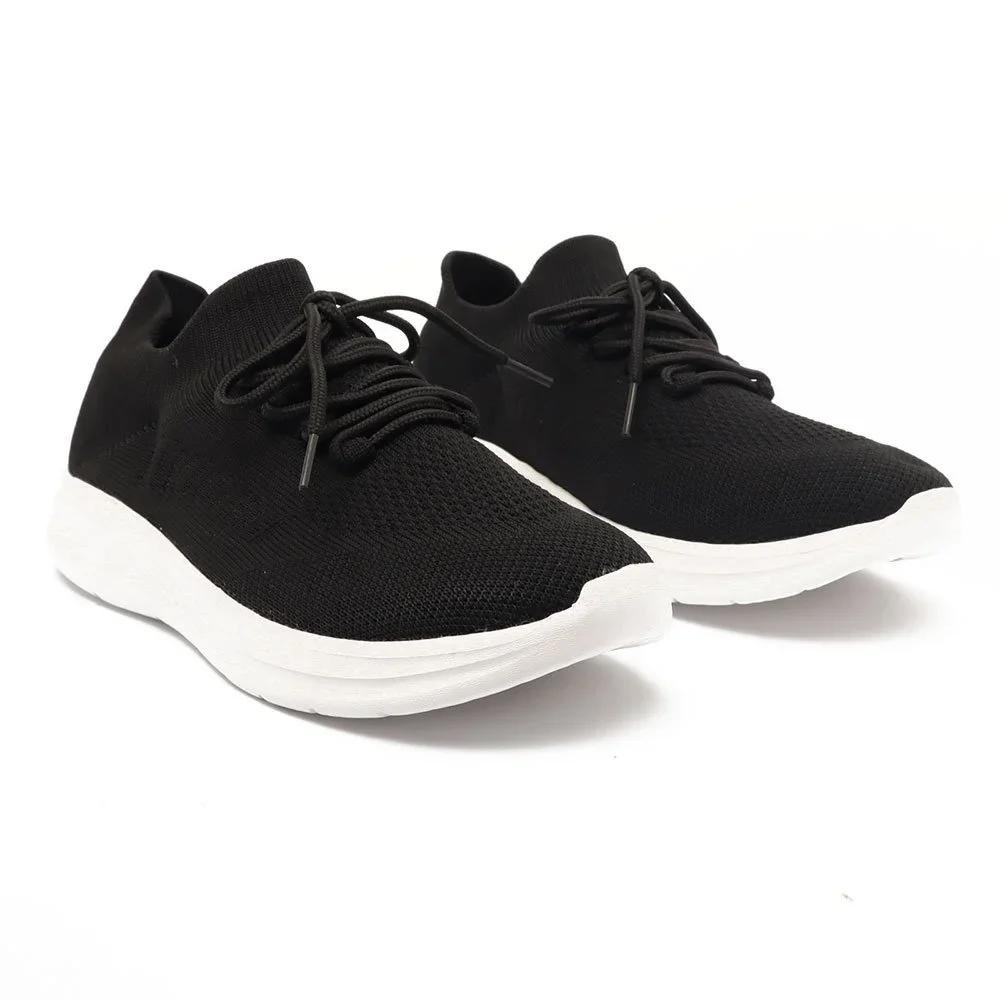 TÊNIS GIULIA DOMNA TÊNIS FEMININO KNIT PRETO