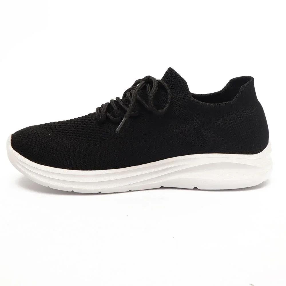 TÊNIS GIULIA DOMNA TÊNIS FEMININO KNIT PRETO Preto 6