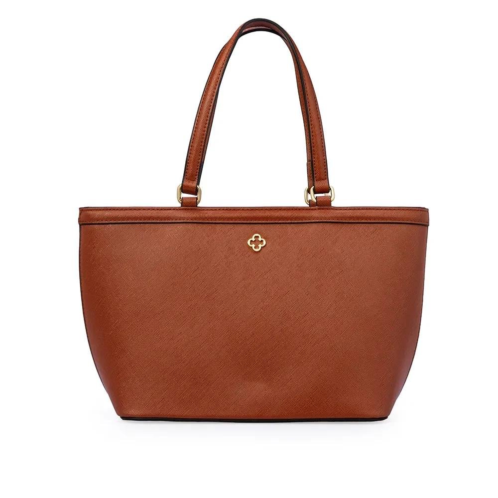 BOLSA CAPODARTE BOLSA MEDIA SHOPPER CARAMELO Marrom 4