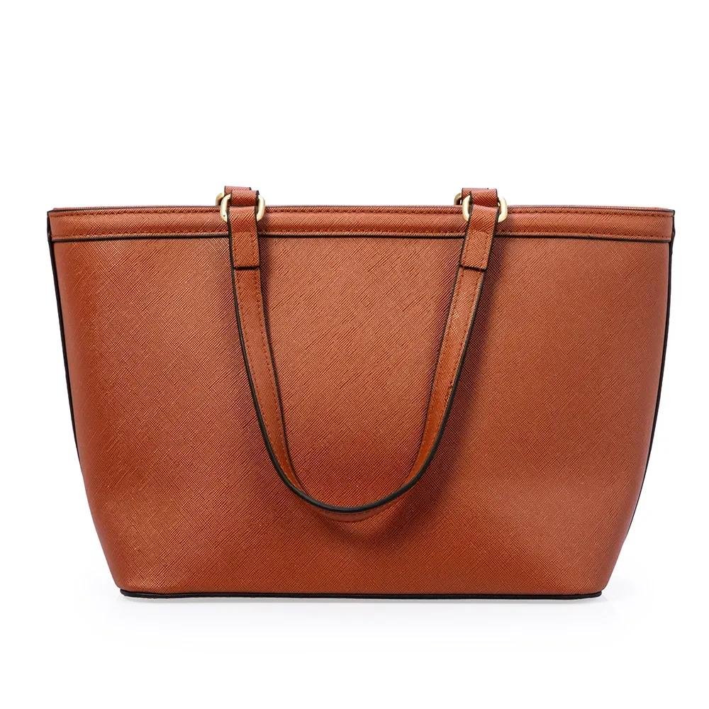 BOLSA CAPODARTE BOLSA MEDIA SHOPPER CARAMELO Marrom 3