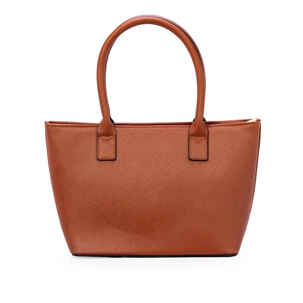 BOLSA CAPODARTE BOLSA DONATA SHOPPER MÉDIA CARAMELO Marrom 4