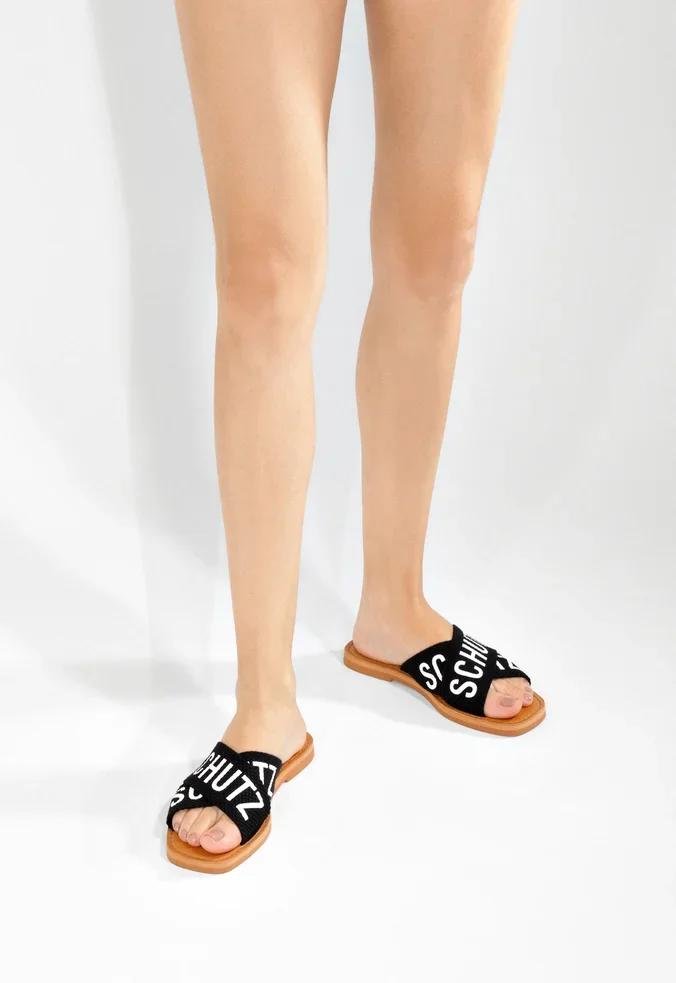 RASTEIRINHA SCHUTZ RASTEIRA X SCHUTZ LOGO PRETO / BRANCO Preto 2